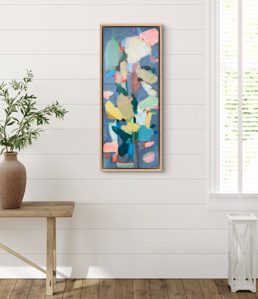 #2954 16x40 framed canvas