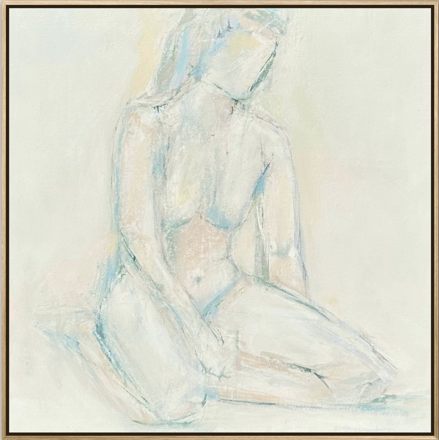 #2747- A FRAMED 24 x 24