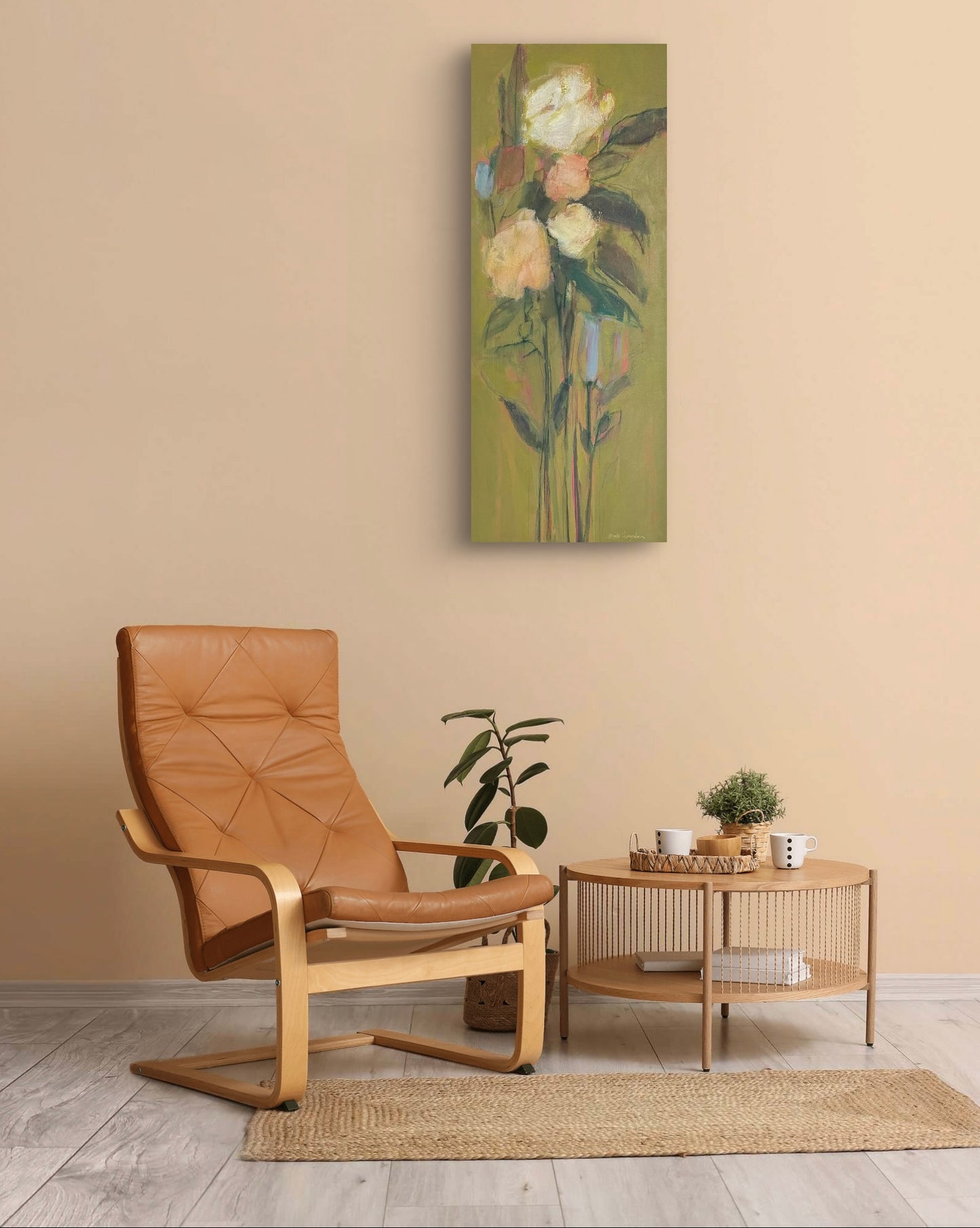 #2874 16 X 40 ACRYLIC ON CANVAS