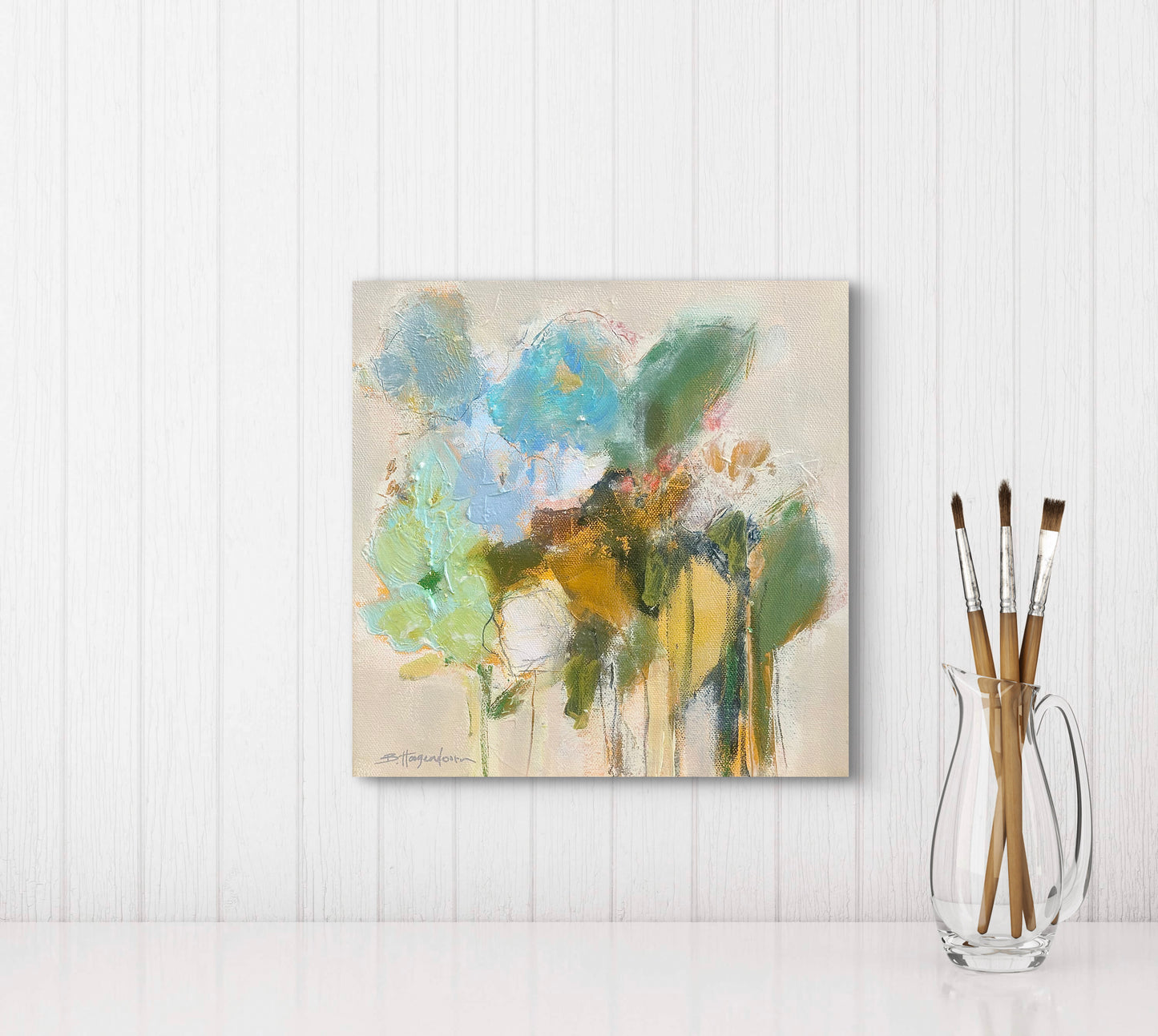 #2850-A 10 x 10 ACRYLIC ON CANVAS