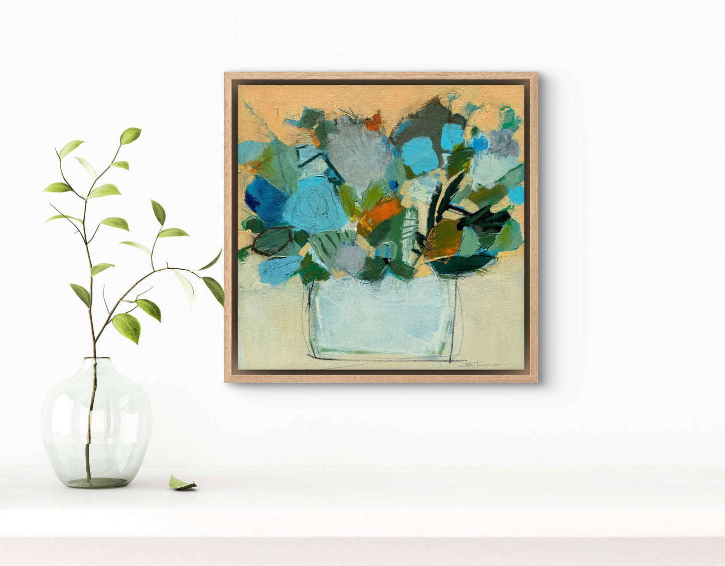 #2829 12 X 12 ACRYLIC ON FRAMED PANEL