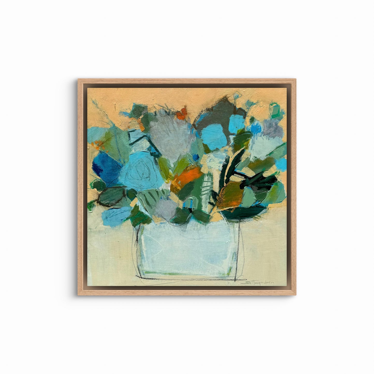 #2829 12 X 12 ACRYLIC ON FRAMED PANEL