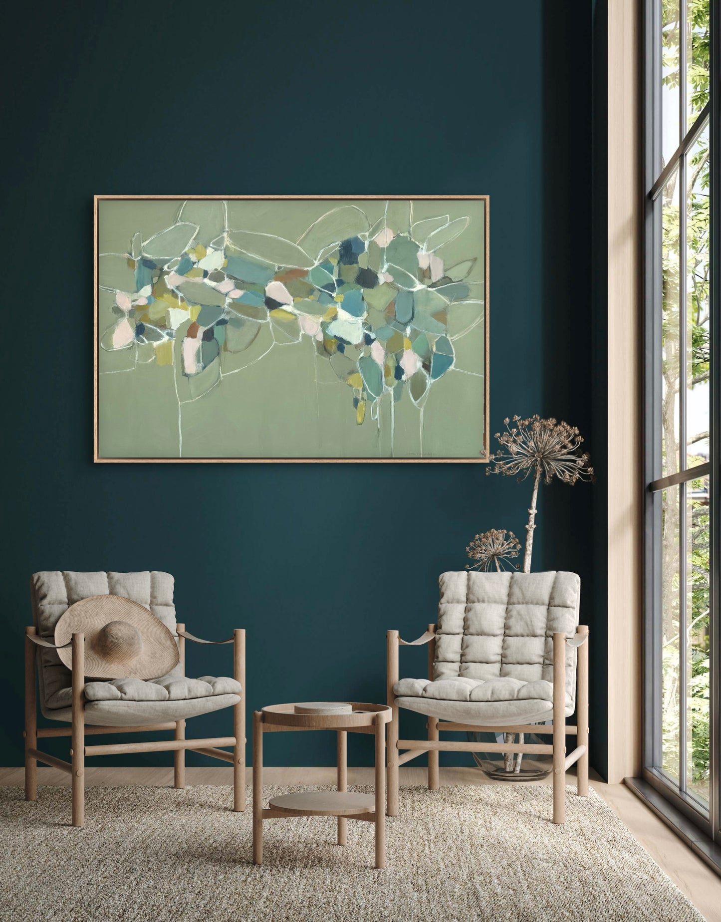 #2883 48X60 FRAMED CANVAS