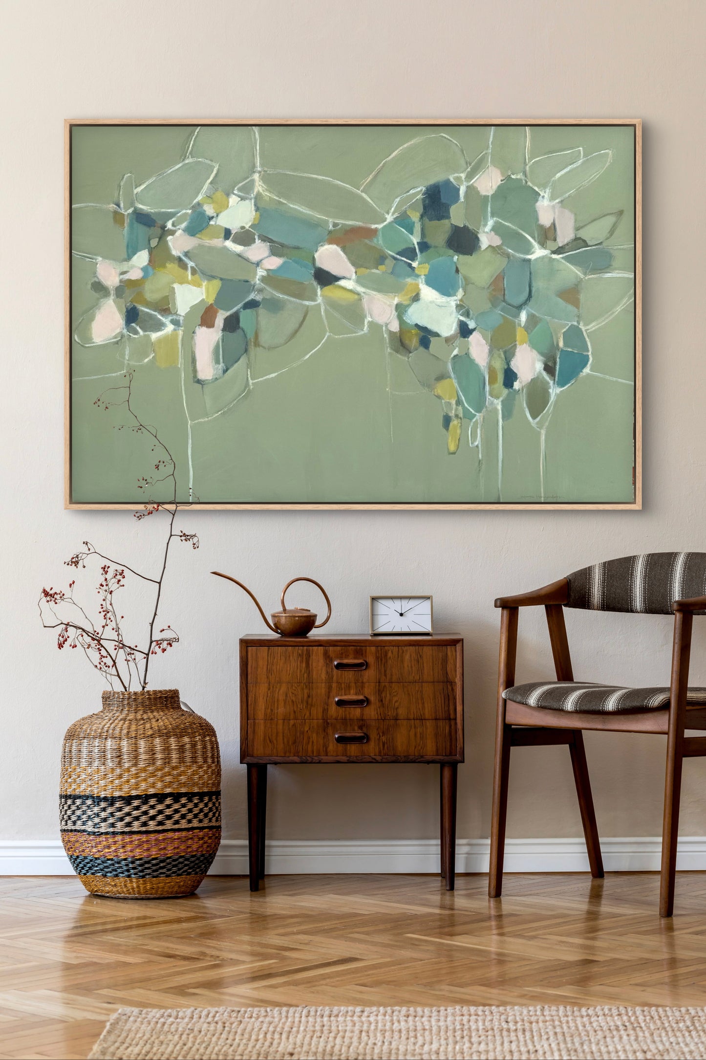 #2883 48X60 FRAMED CANVAS